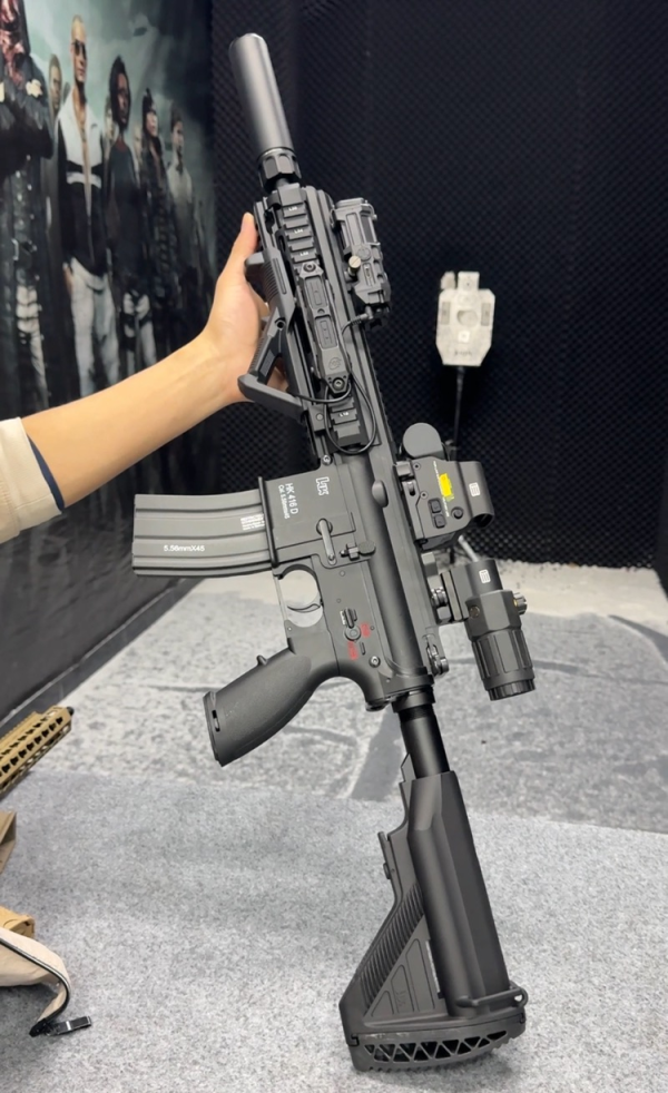 【高性价比】HK416满配款ATM后坐力版本电动水宝宝玩具