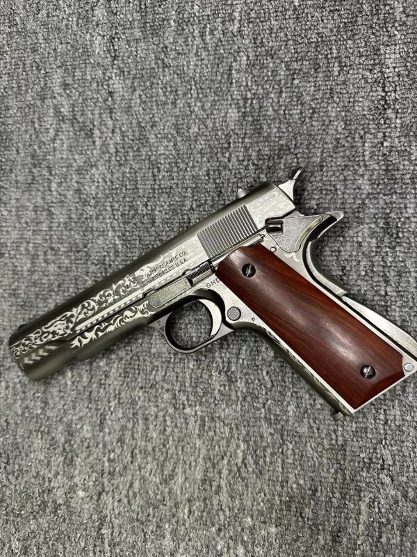 高定雕花1911实木握把
